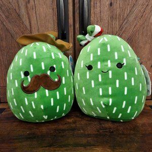 Squishmallows Cactus Stuffed Plush Duo - Marcellus & Maritza